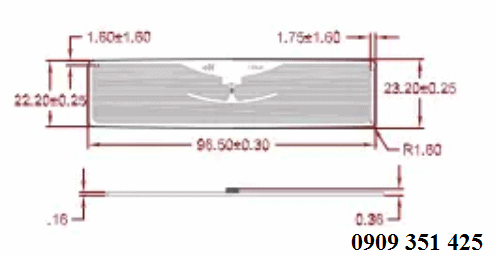 THẺ UHF CHUYÊN DÙNG CHO ĐẦU ĐỌC THẺ TẦM XA 13 kich thuoc the tam xa oto