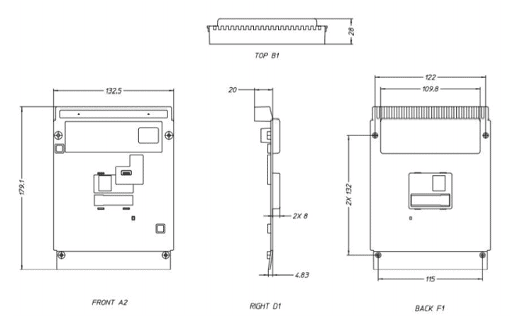 Mô tả chi tiết sản phẩm máy chấm công YH-75