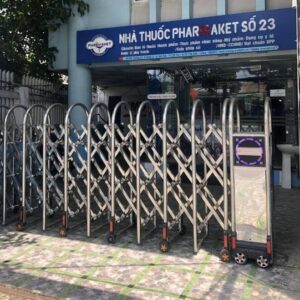 CỔNG XẾP ĐIỆN PT-03