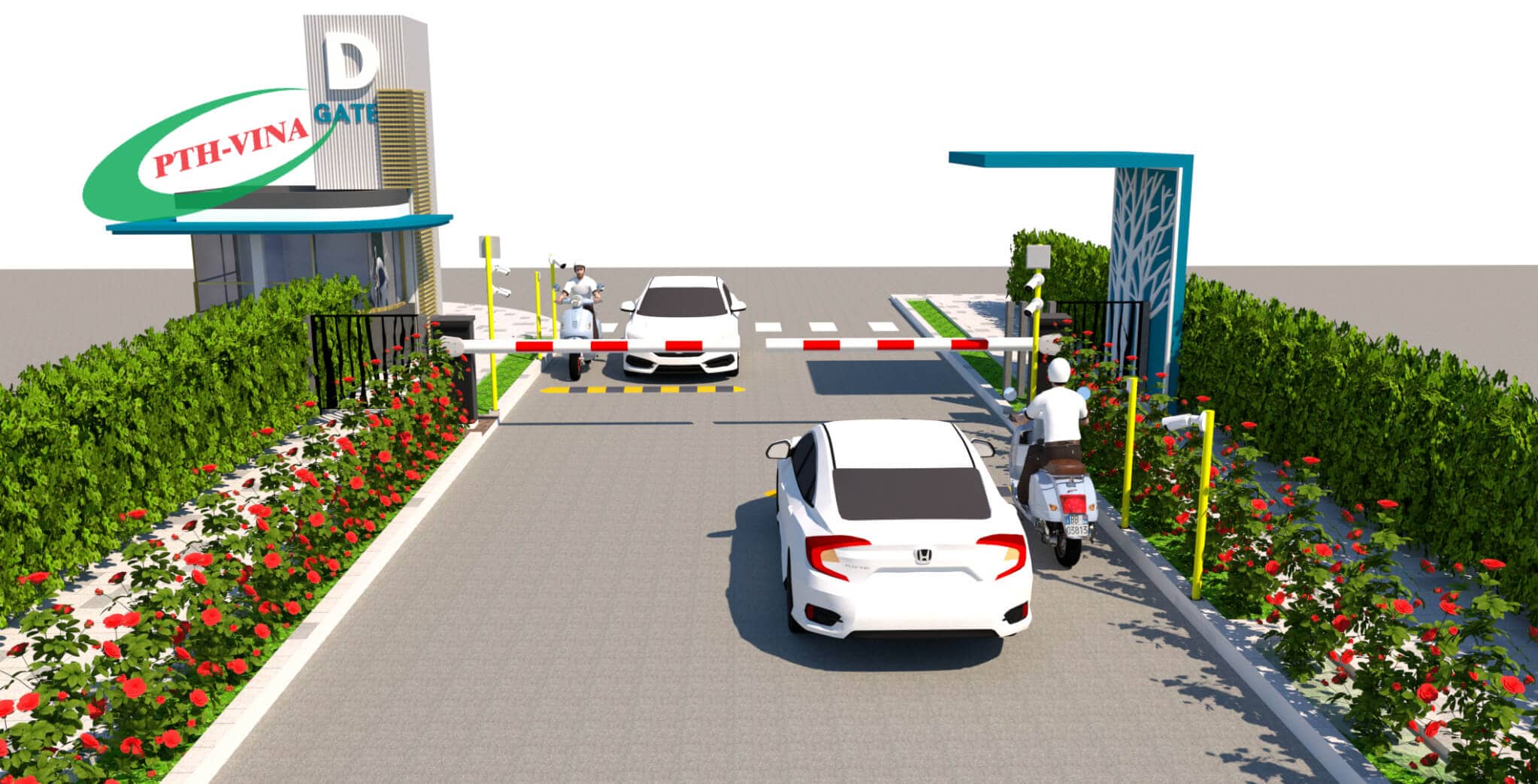Mô hình 3D máy giữ xe thông minh tại Khánh Hoà Mô hình 3D máy giữ xe thông minh tại Khánh Hoà