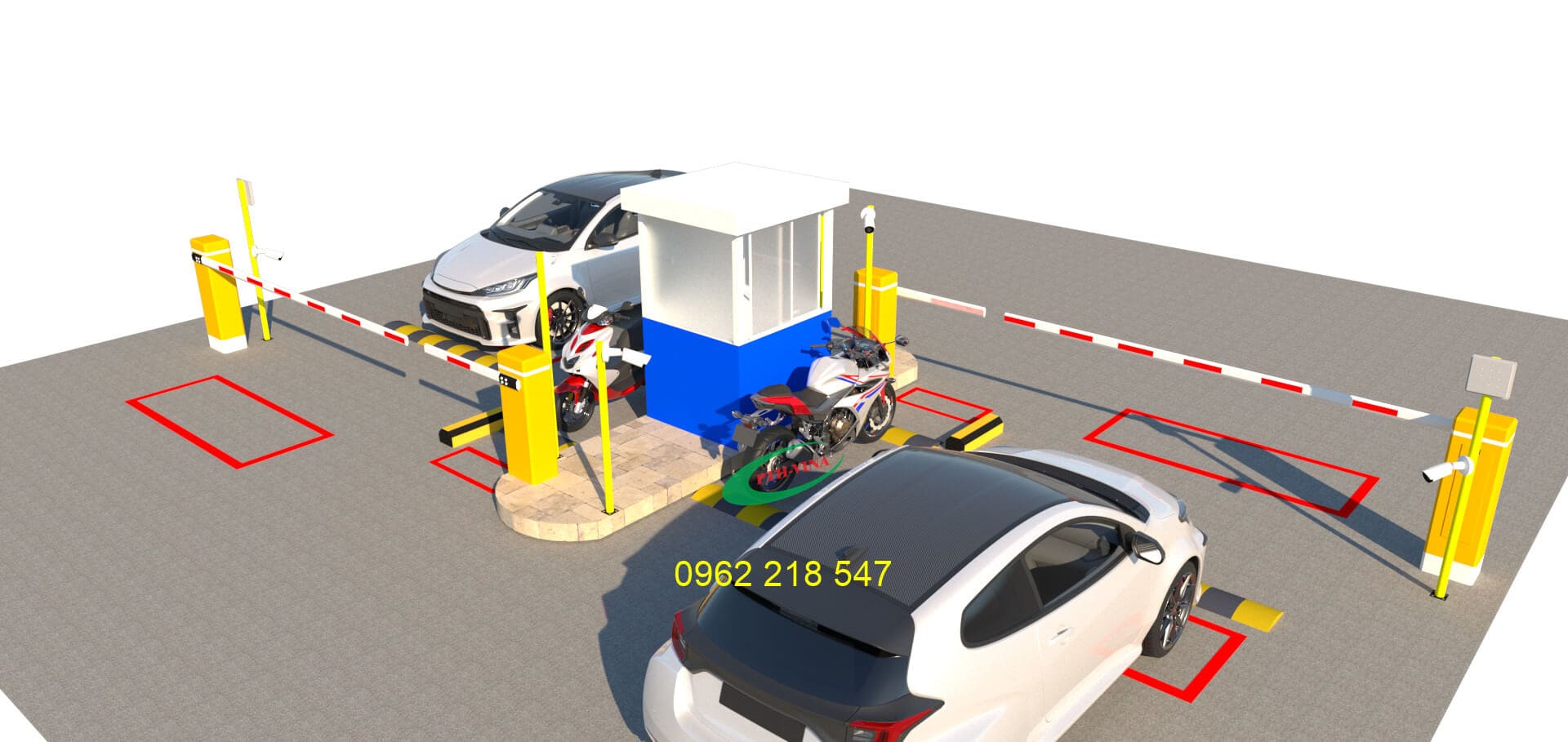 Mô hình 3D máy giữ xe thông minh tại Ninh Thuận Mô hình 3D máy giữ xe thông minh tại Ninh Thuận