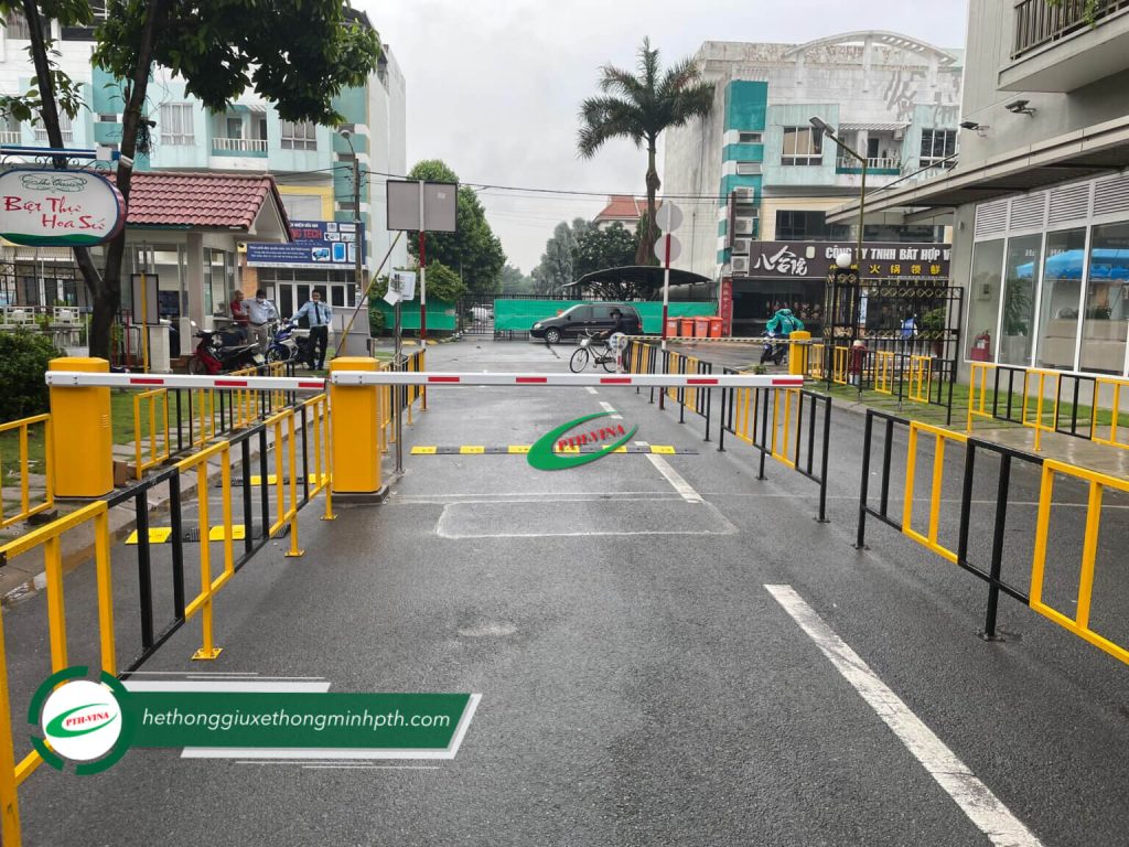 Lắp đặt hệ thống parking tại The Oasis 3 5 5 lap dat he thong parking tai the oasis 3