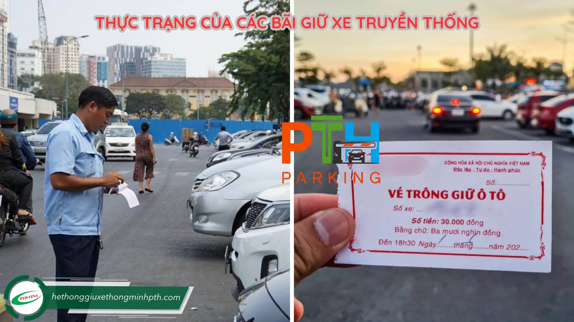 Thực trạng của các bãi giữ xe ô tô truyền thống Thực trạng của các bãi giữ xe ô tô truyền thống