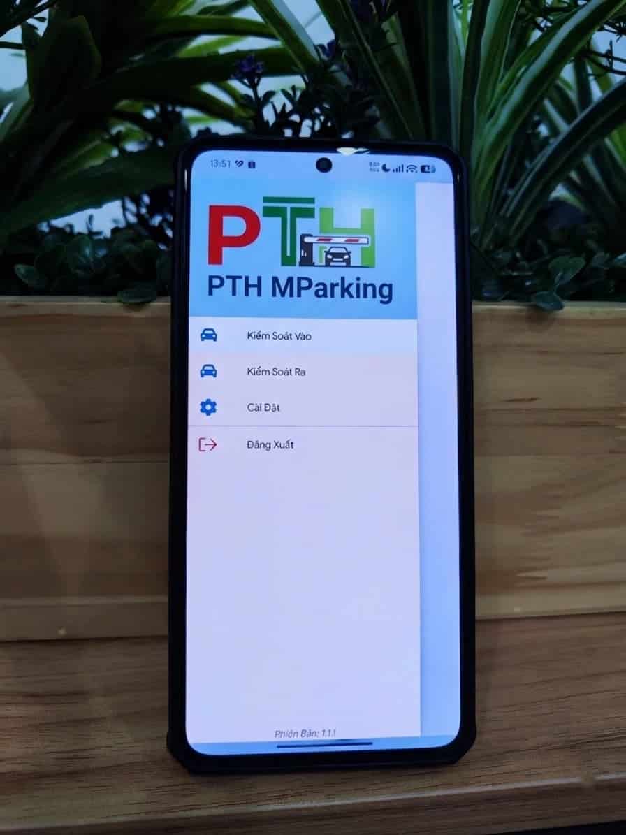 Phần mềm giữ xe trên điện thoại PTH MParking Phần mềm giữ xe trên điện thoại PTH MParking